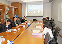 The delegation from the National Academy of Economic Strategy, Chinese Academy of Social Sciences meets with CUHK representatives